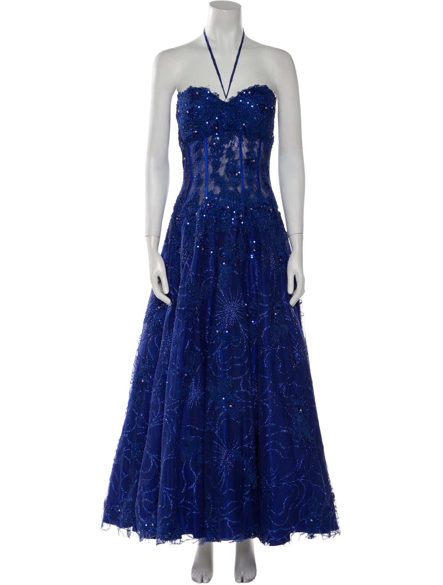 Jovani Strapless Midi Length Dress