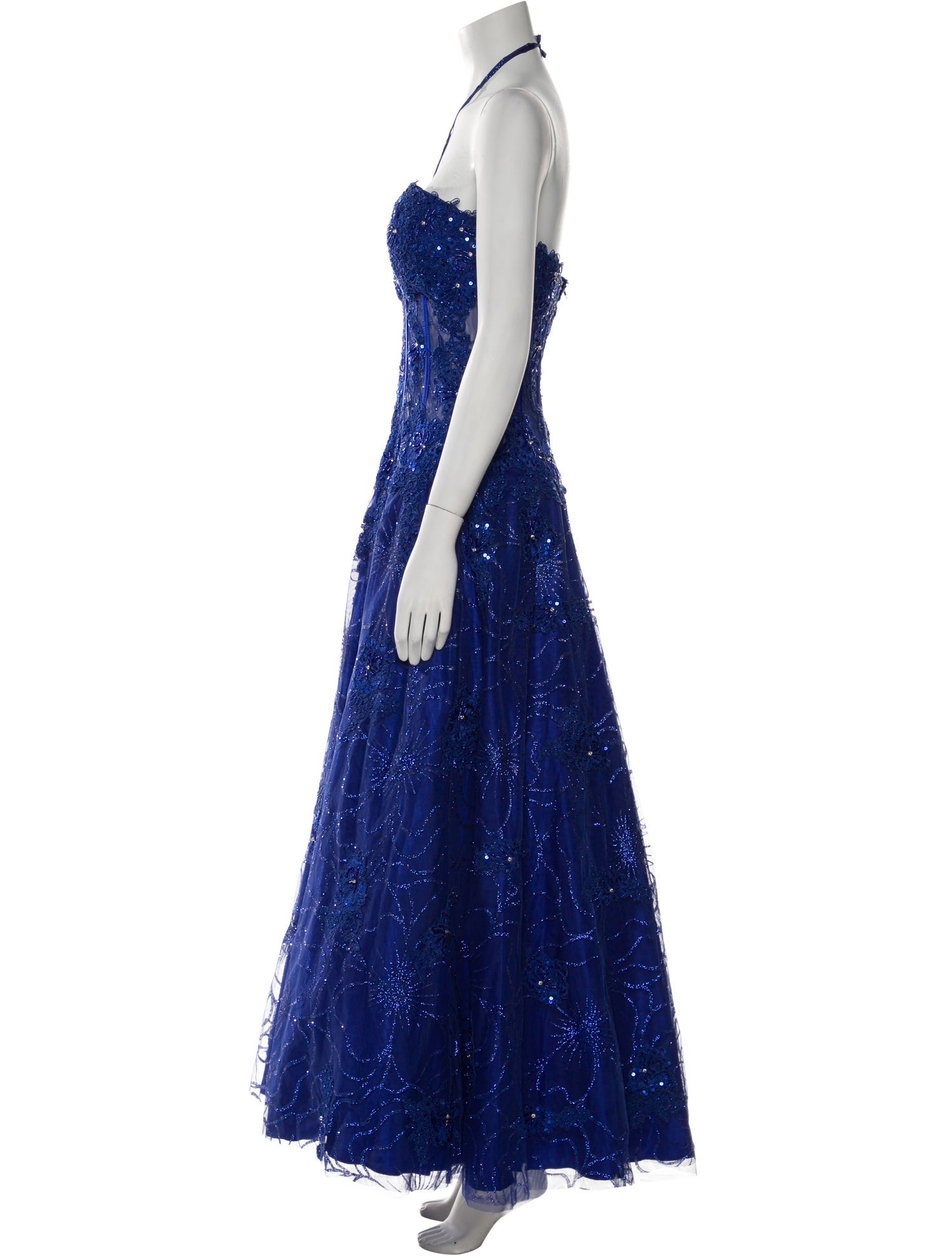 Jovani Strapless Midi Length Dress