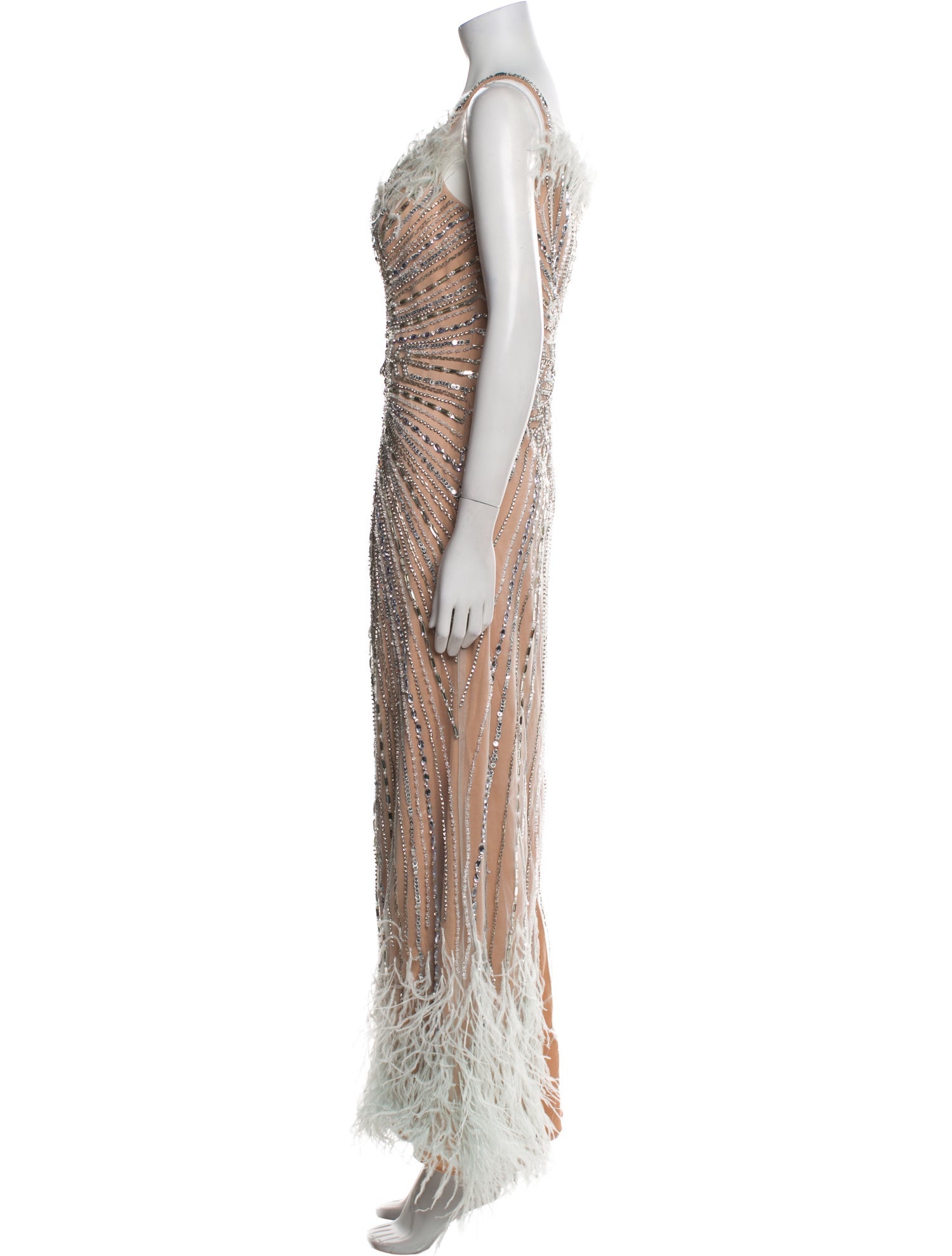 Jovani V-Neck Long Dress