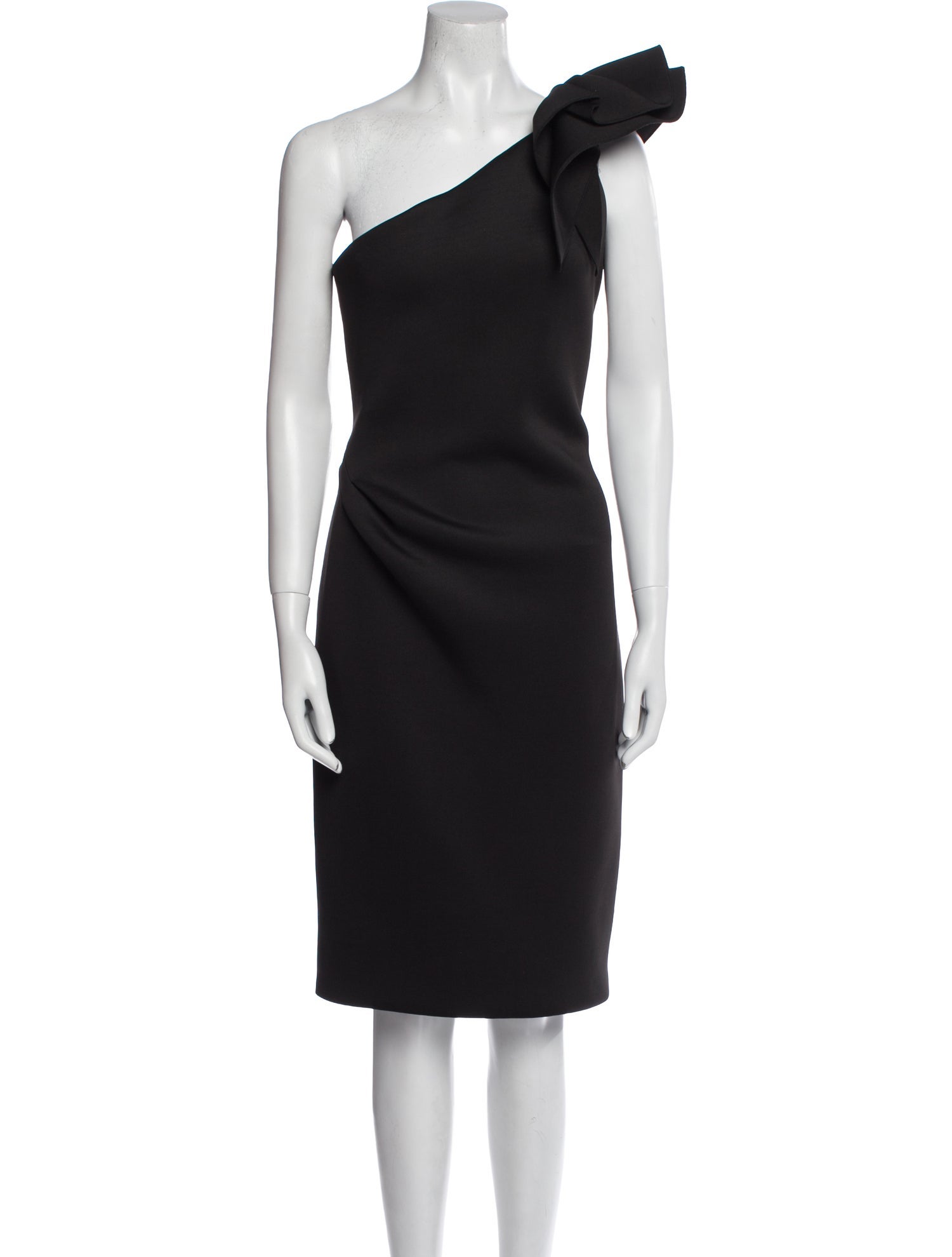 Jovani One-Shoulder Midi Length Dress