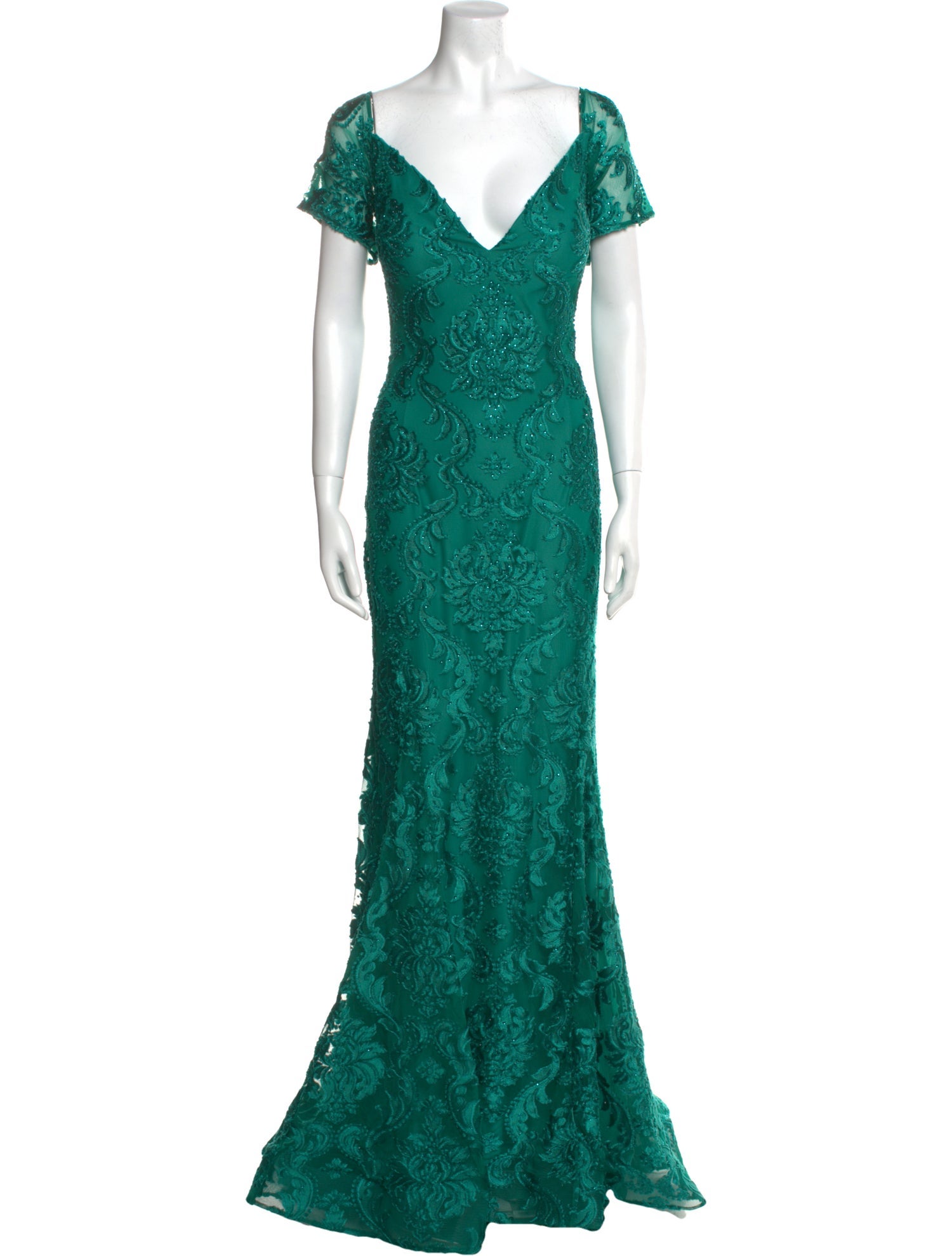 Jovani Lace Pattern Long Dress w/ Tags