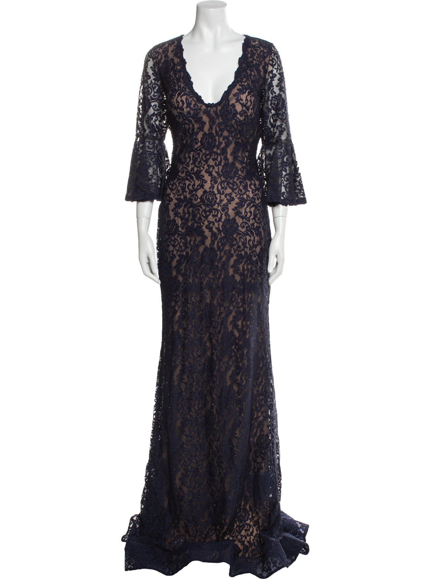 Jovani Linen Long Dress w/ Tags