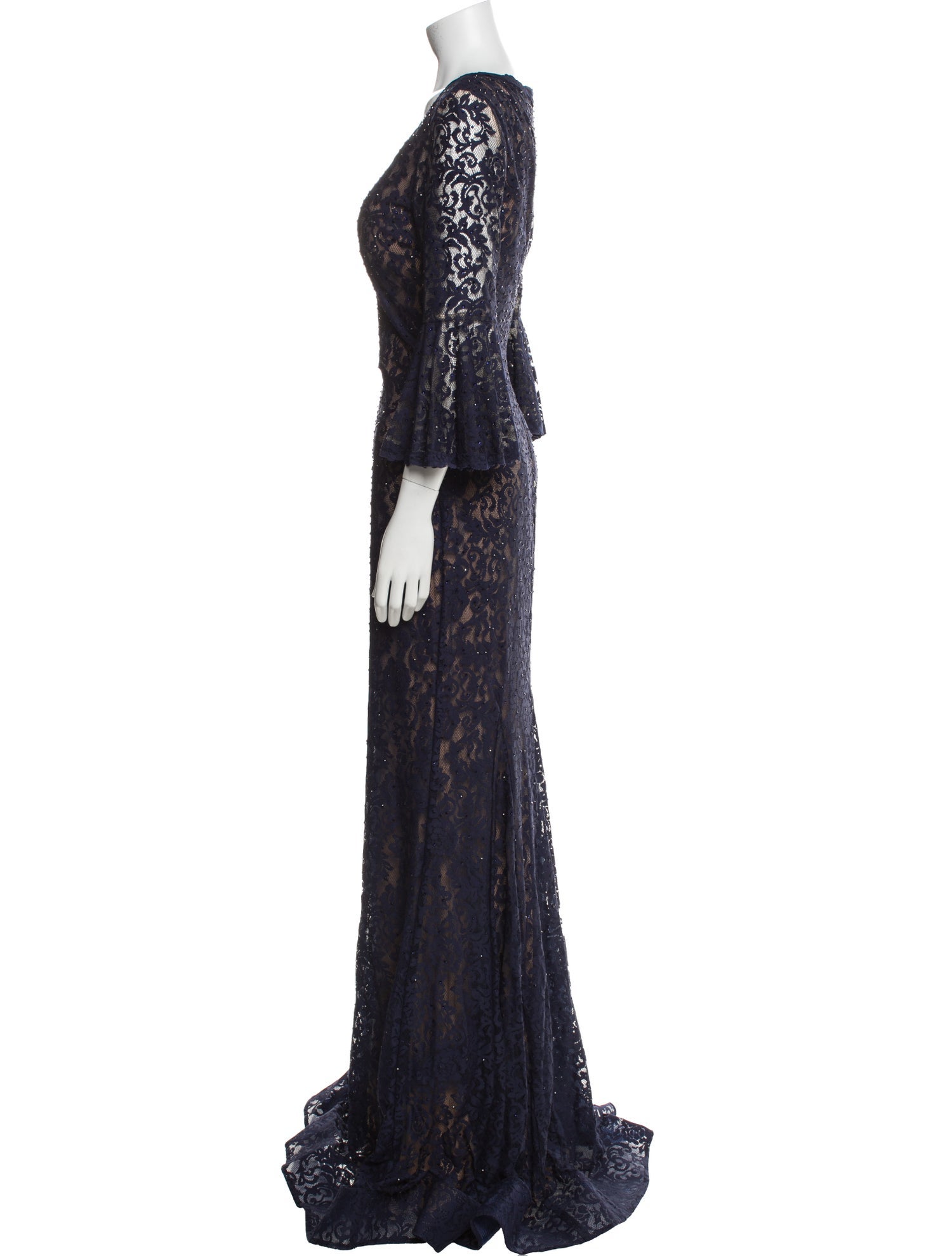 Jovani Linen Long Dress w/ Tags