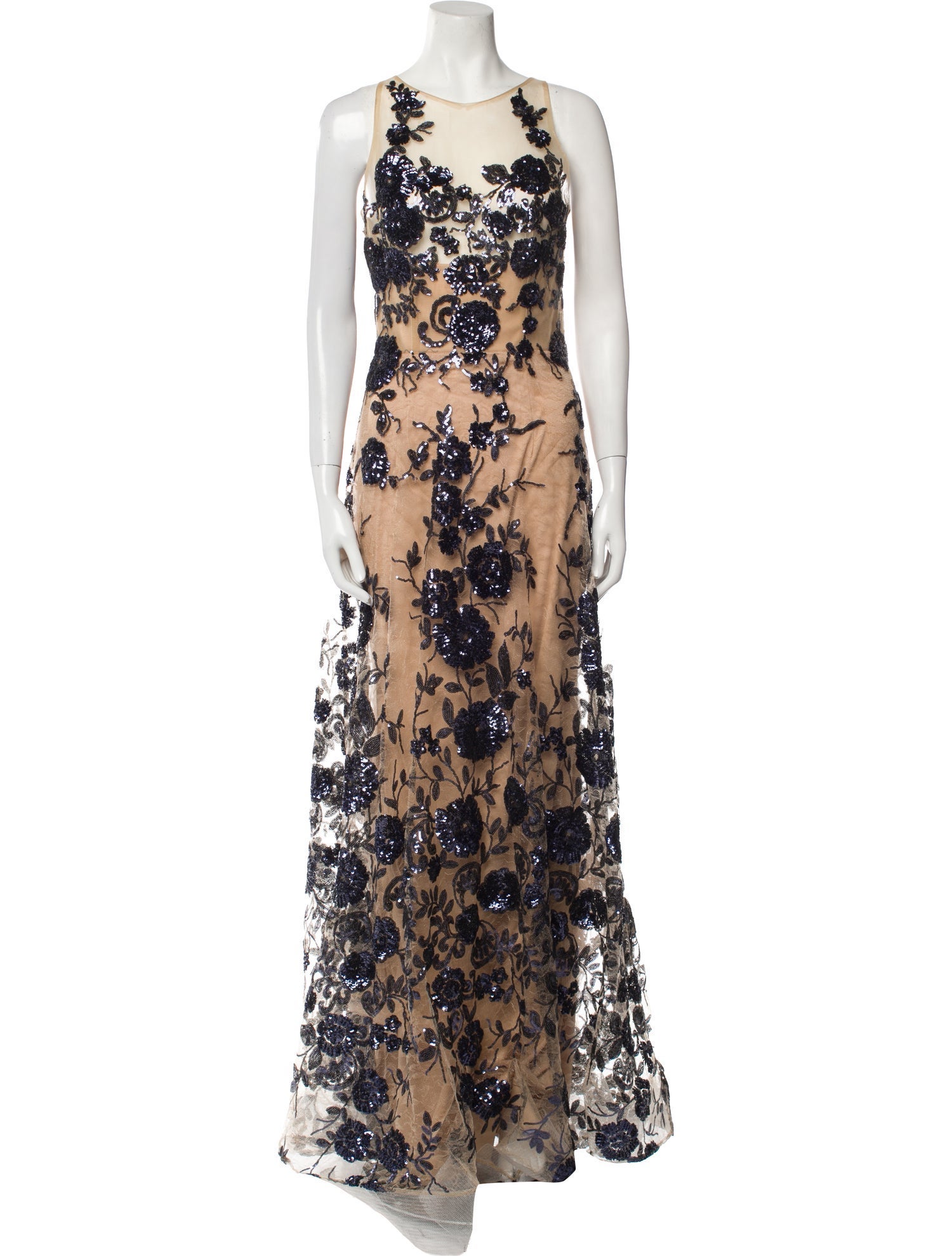 Jovani Floral Print Long Dress