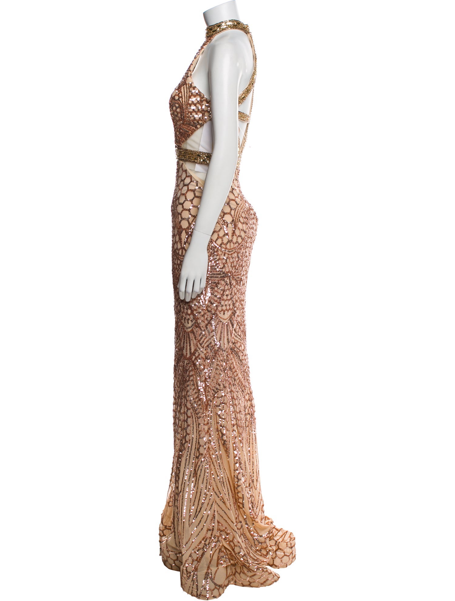 Jovani Animal Print Long Dress