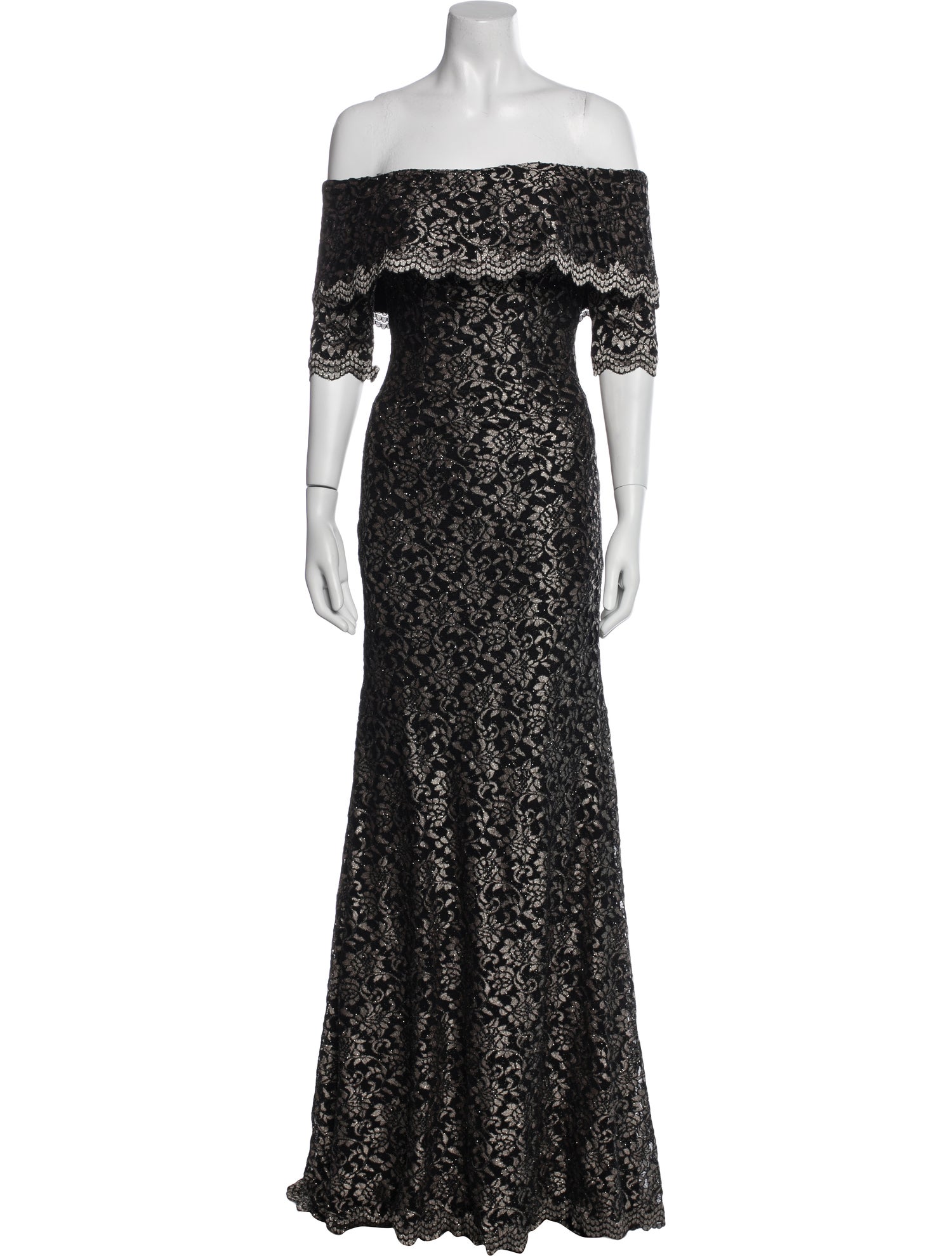 Jovani Lace Pattern Long Dress w/ Tags