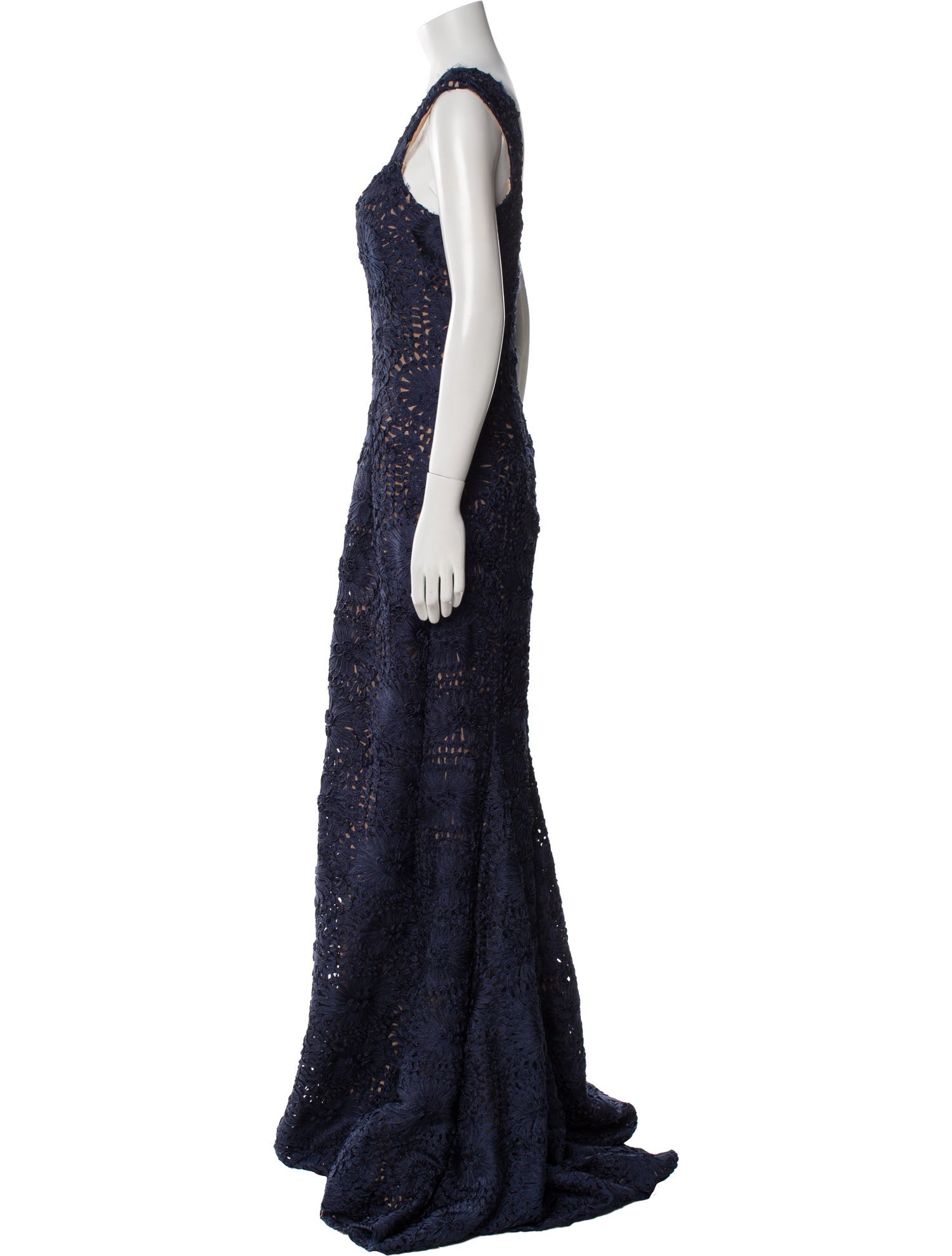 Jovani V-Neck Long Dress