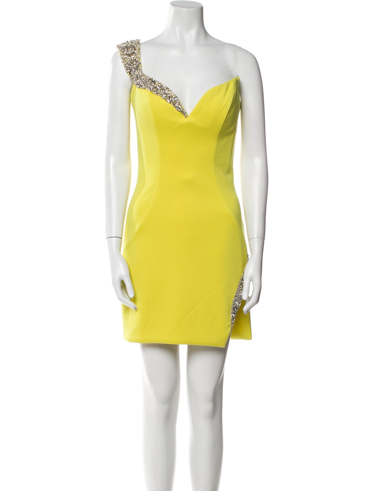 Jovani One-Shoulder Mini Dress