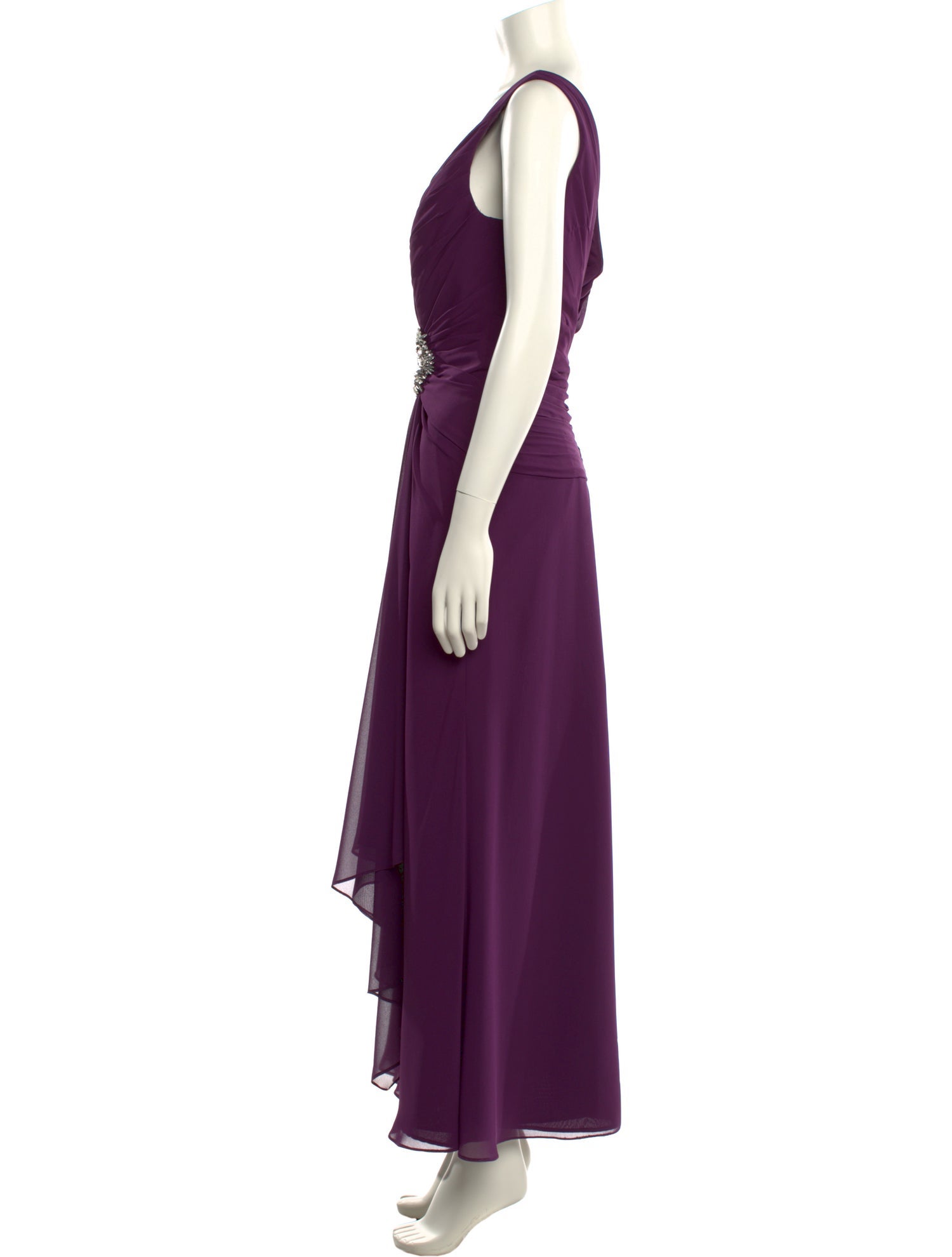 Jovani V-Neck Long Dress