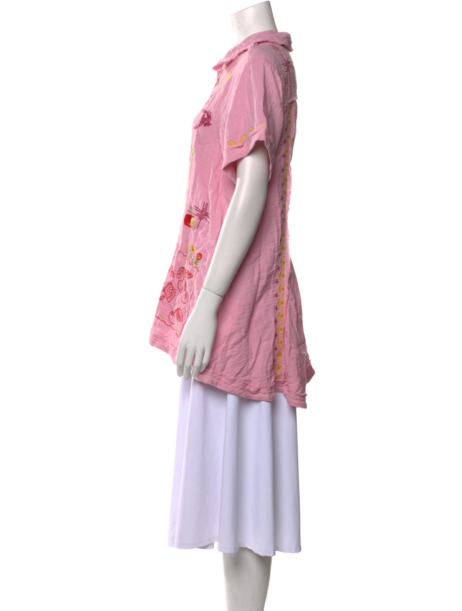 Johnny Was Printed Short Sleeve Tunic w/ Tags