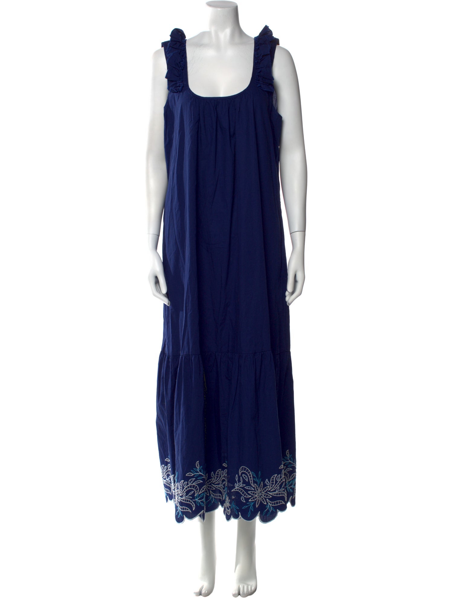 Johnny Was Scoop Neck Long Dress