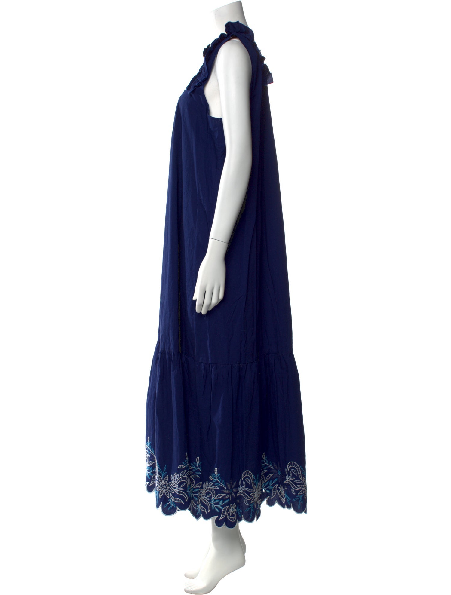 Johnny Was Scoop Neck Long Dress