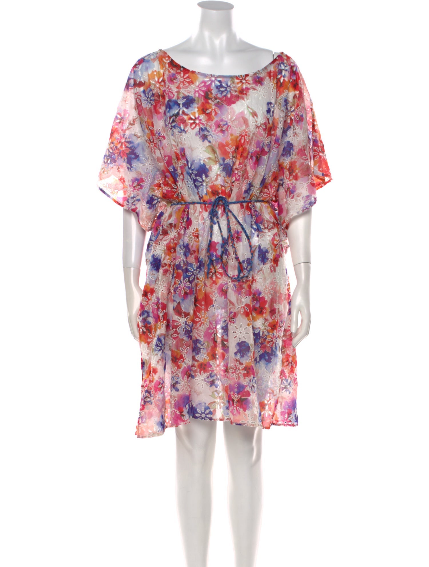 Johnny Was Floral Print Mini Dress w/ Tags