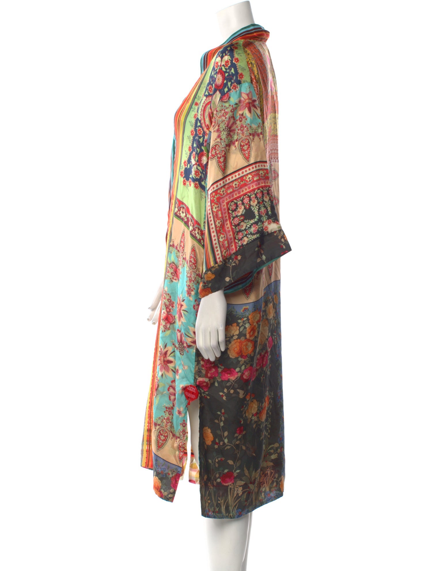 Johnny Was Silk Floral Print Sweater w/ Tags