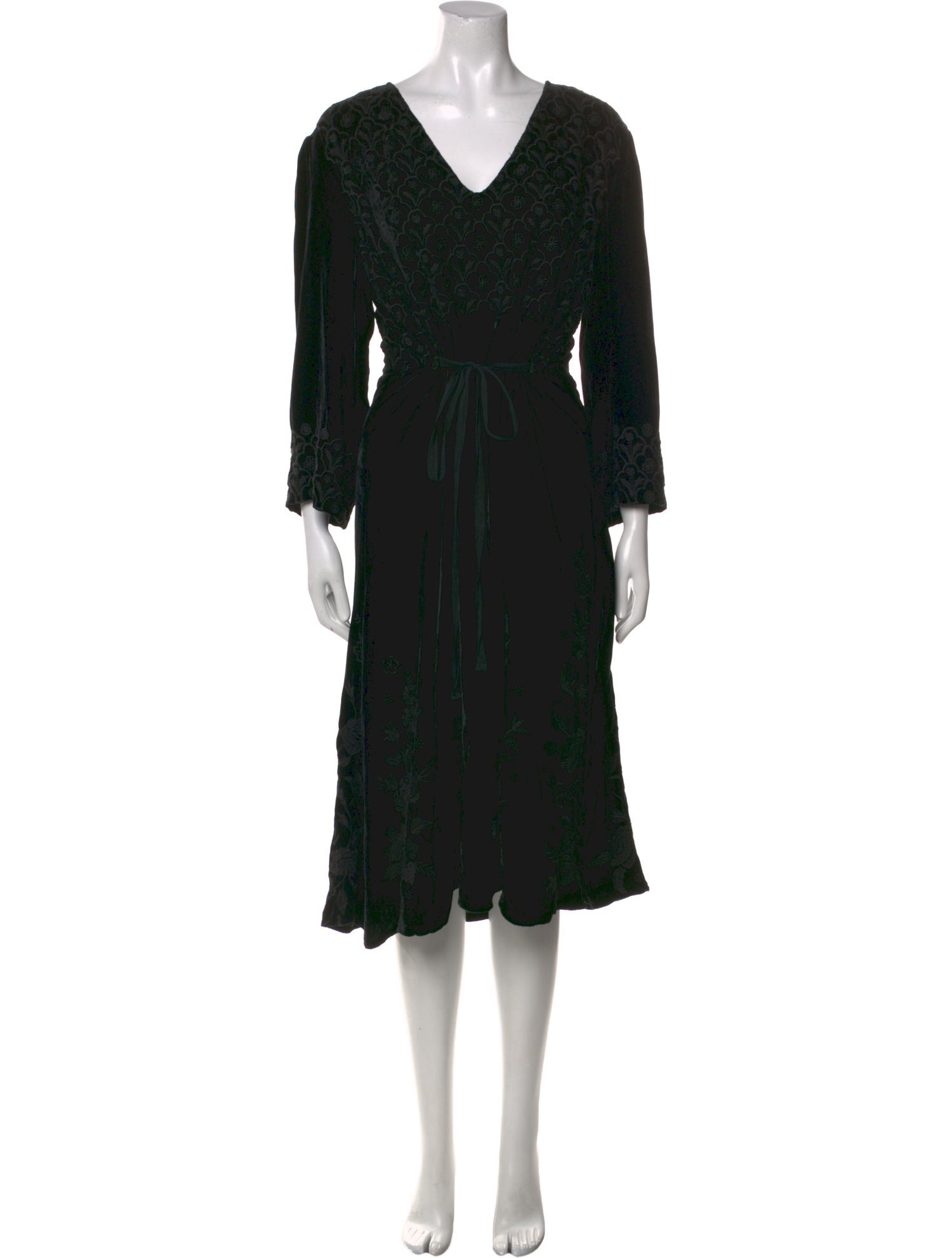 Johnny Was Angora Midi Length Dress