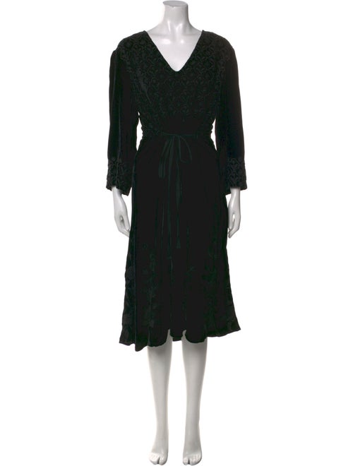 Johnny Was Angora Midi Length Dress