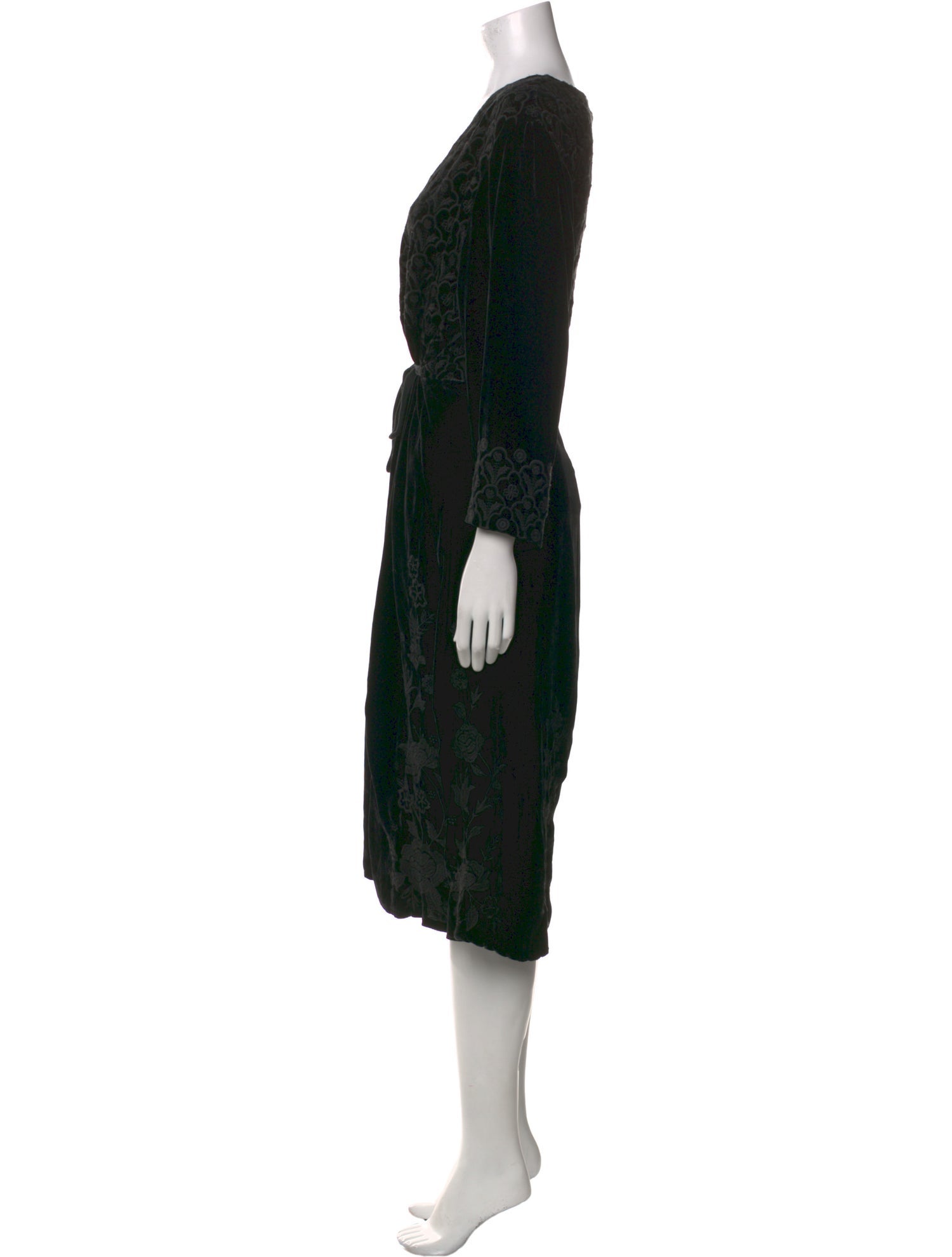 Johnny Was Angora Midi Length Dress