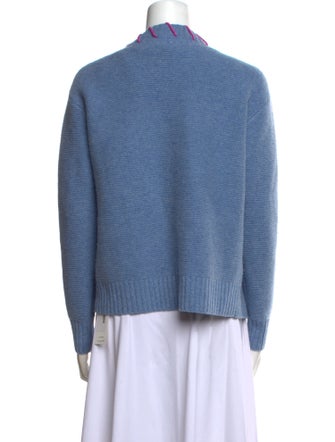 Johnny Was Wool Floral Print Sweater