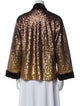 Johnny Was Sequin Animal Print Evening Jacket