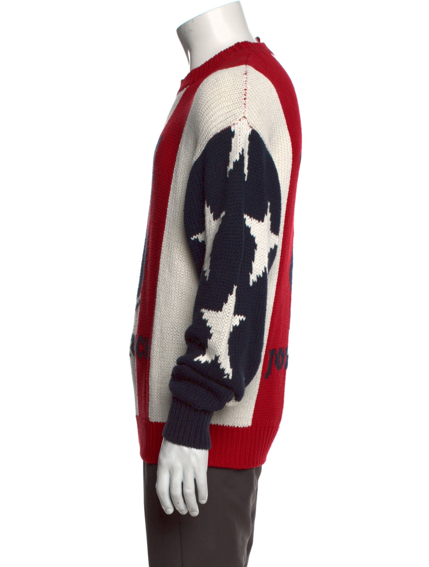 Joyrich Colorblock Pattern Crew Neck Pullover