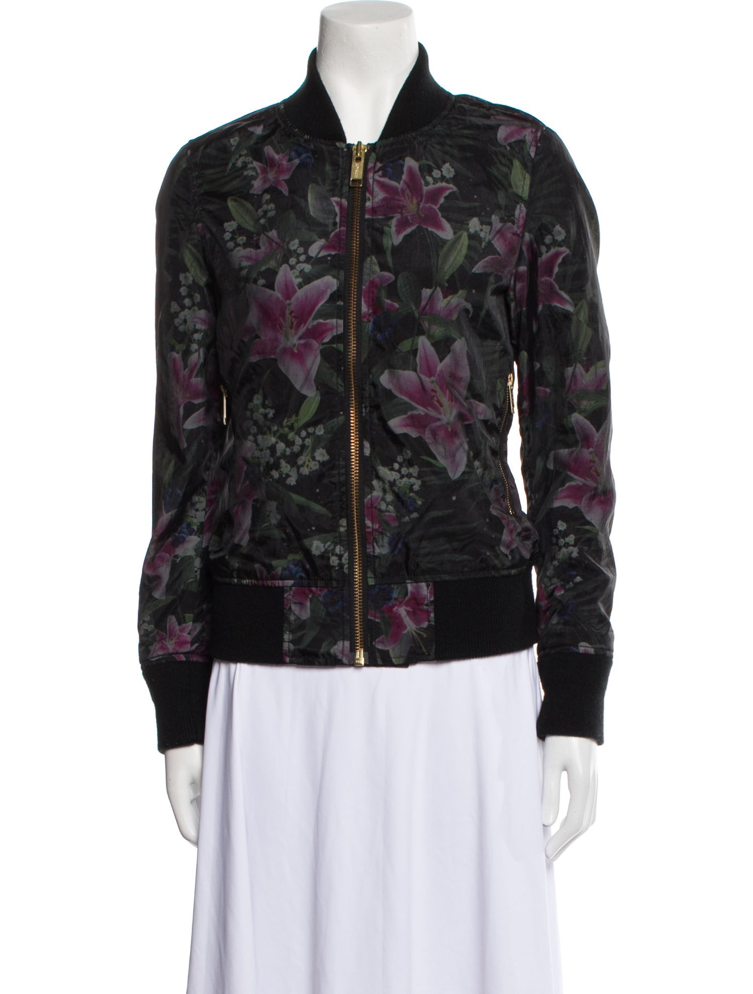 Joyrich Floral Print Bomber Jacket