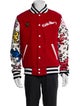 Joyrich Graphic Print Varsity Jacket