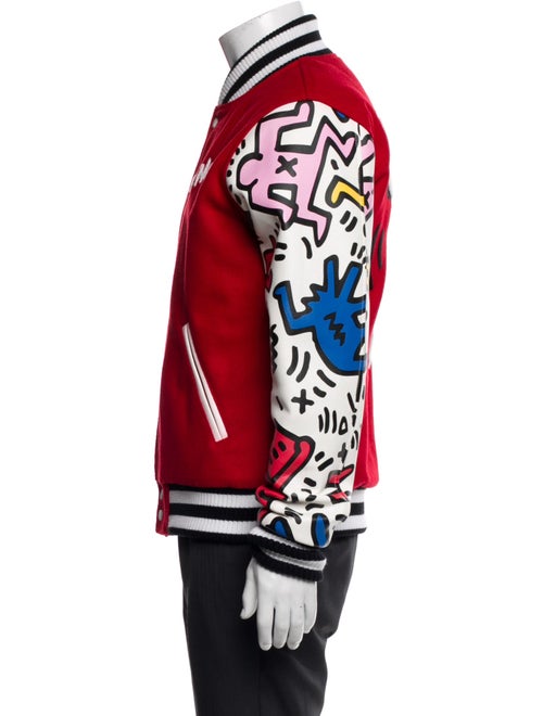 Joyrich Graphic Print Varsity Jacket