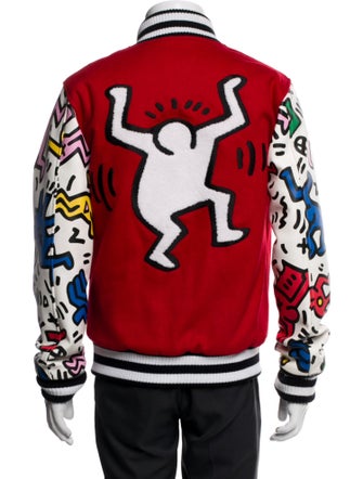 Joyrich Graphic Print Varsity Jacket