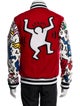 Joyrich Graphic Print Varsity Jacket