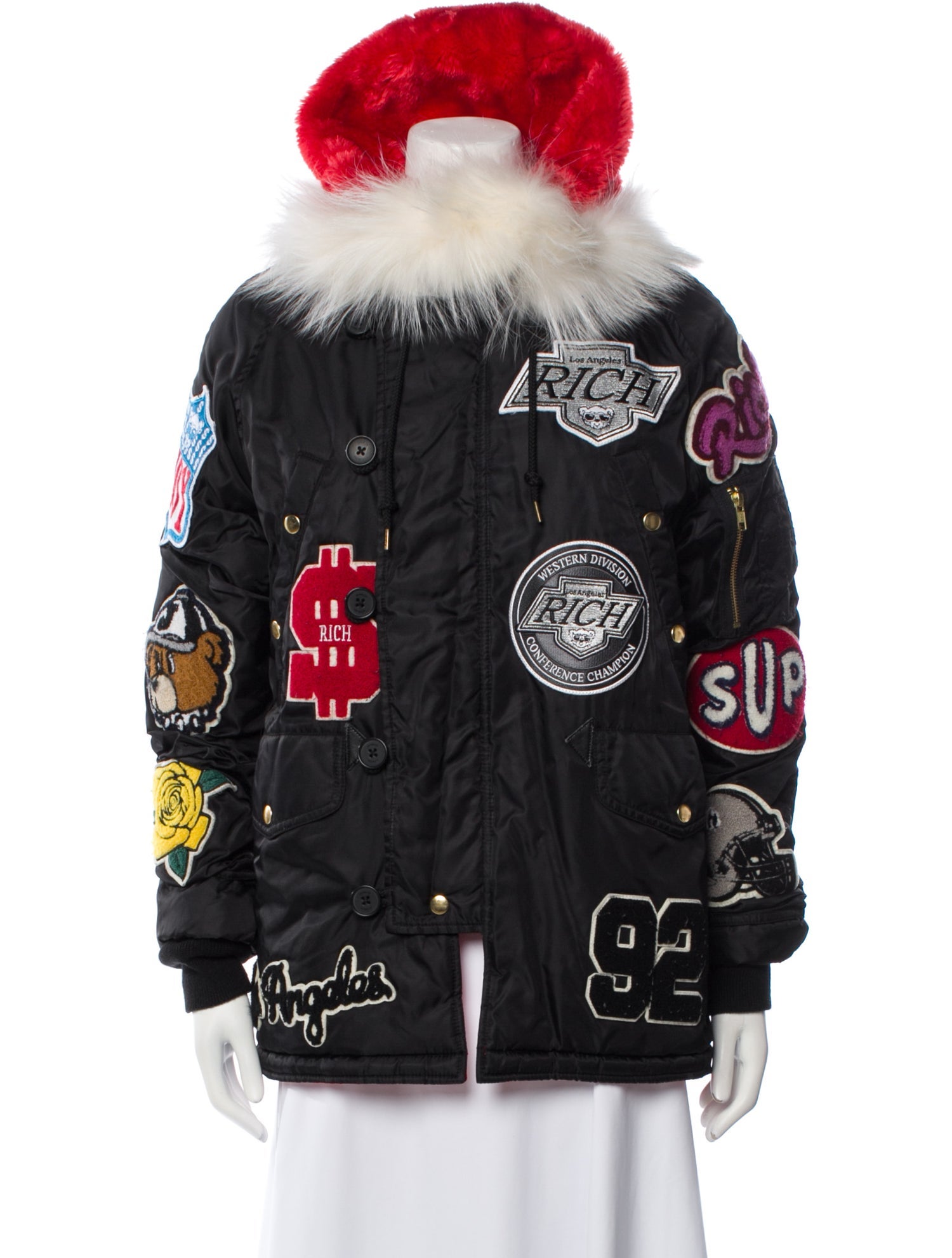 Joyrich Nylon Printed Bomber Jacket