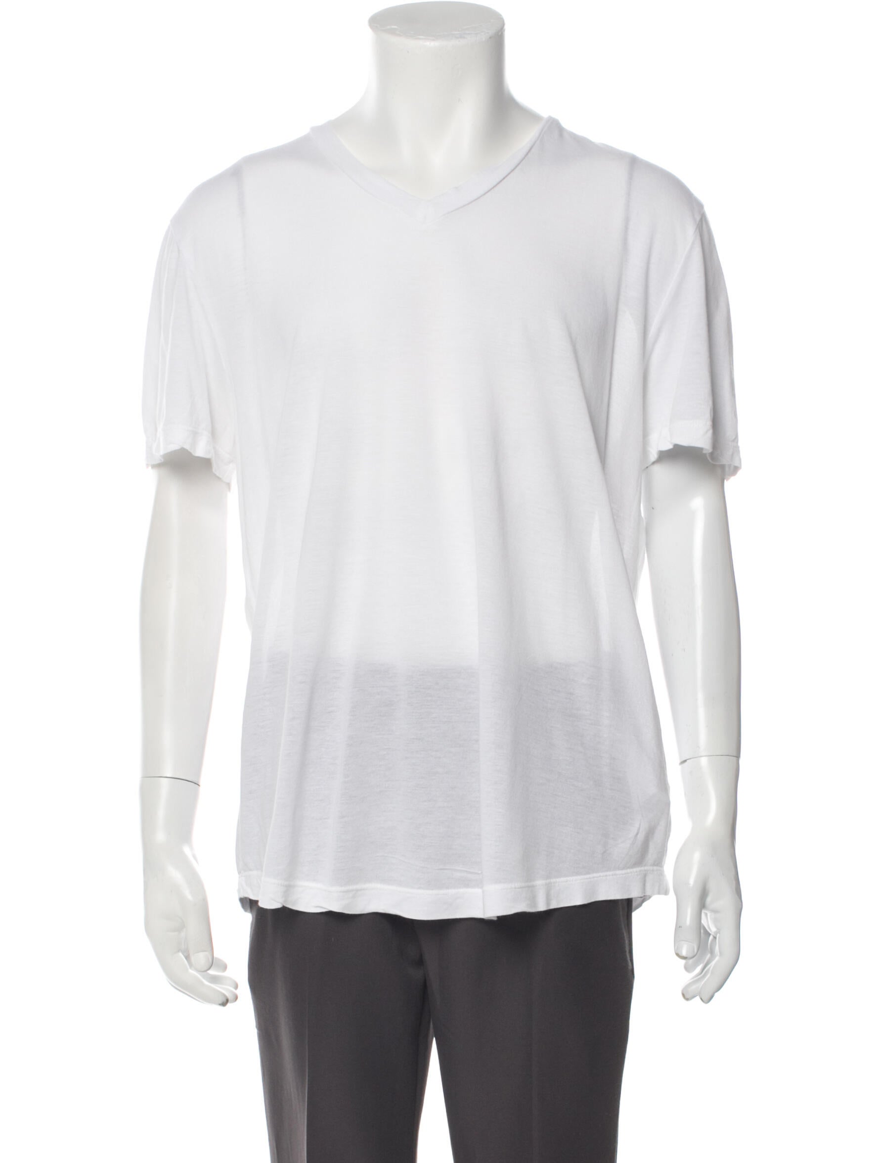 James Perse V-Neck Short Sleeve T-Shirt - White T-Shirts, Clothing ...