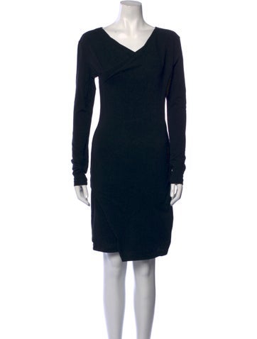 James Perse Dresses Plunge Neckline Knee-Length Dress S