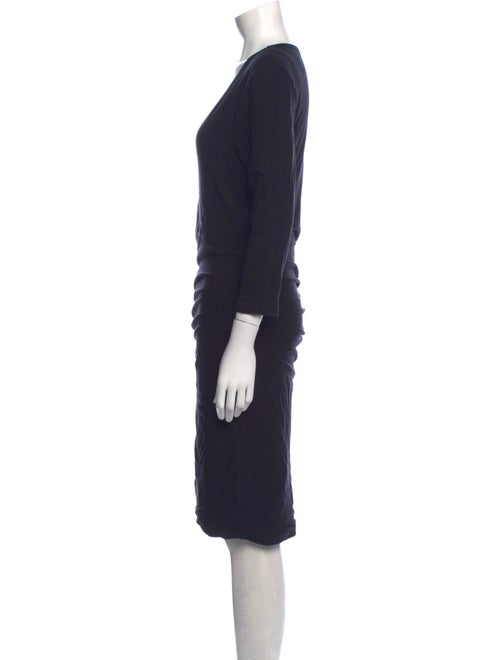 James Perse Scoop Neck Knee-Length Dress