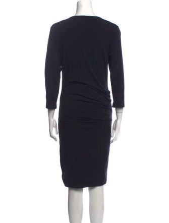 James Perse Scoop Neck Knee-Length Dress
