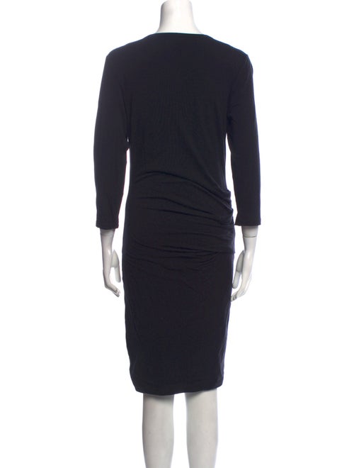 James Perse Scoop Neck Knee-Length Dress