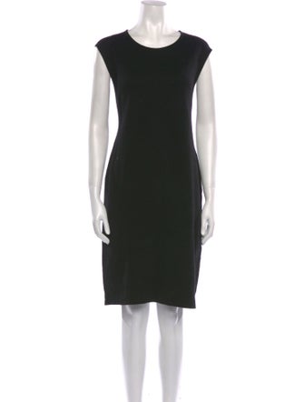 James Perse Scoop Neck Knee-Length Dress