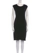 James Perse Scoop Neck Knee-Length Dress