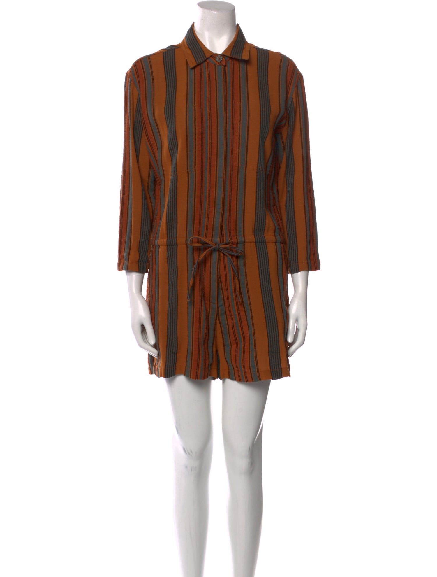 James Perse Striped Romper