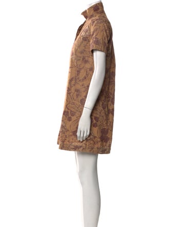 James Perse Floral Print Mini Dress