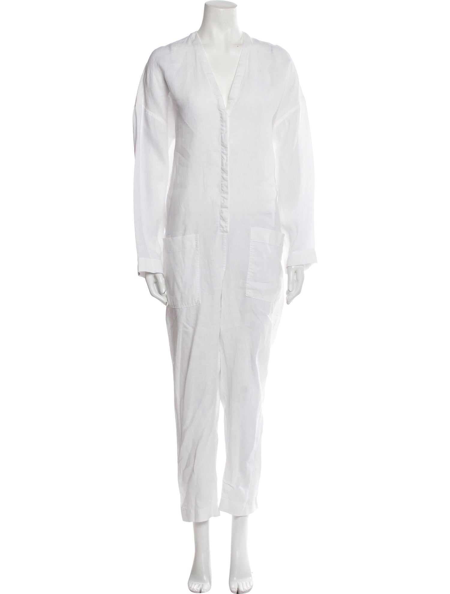 James Perse V-Neck Jumpsuit