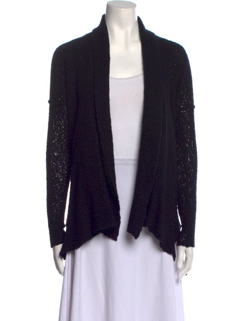 James Perse Merino Wool Open Front Sweater