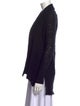 James Perse Merino Wool Open Front Sweater