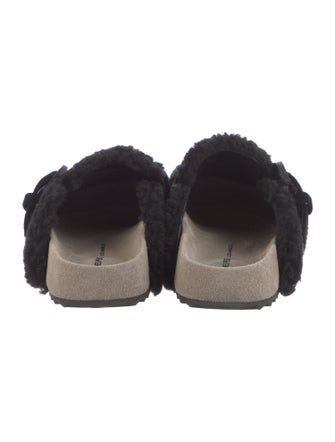 James Perse Shearling Mules