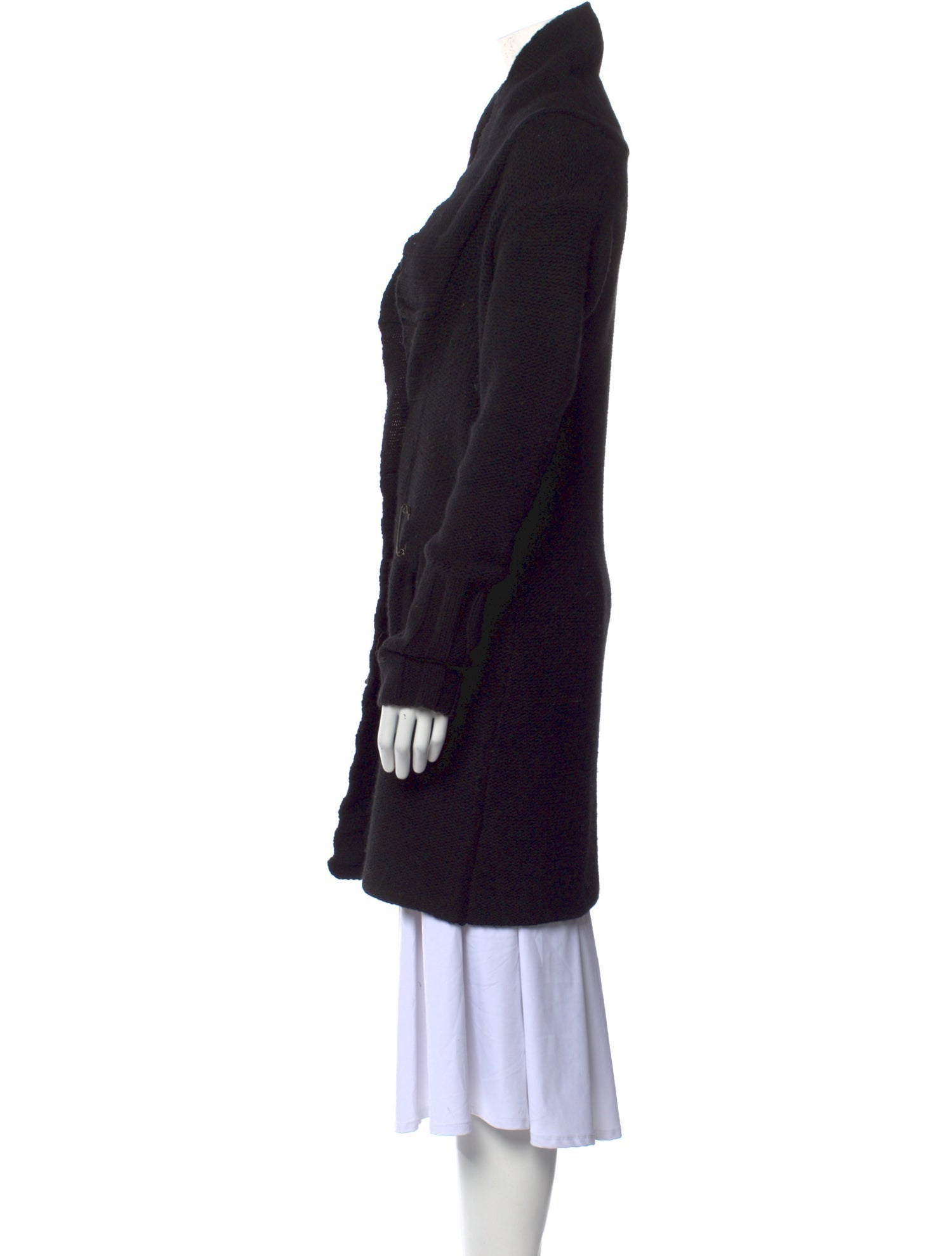 James Perse Wool Plunge Neckline Sweater