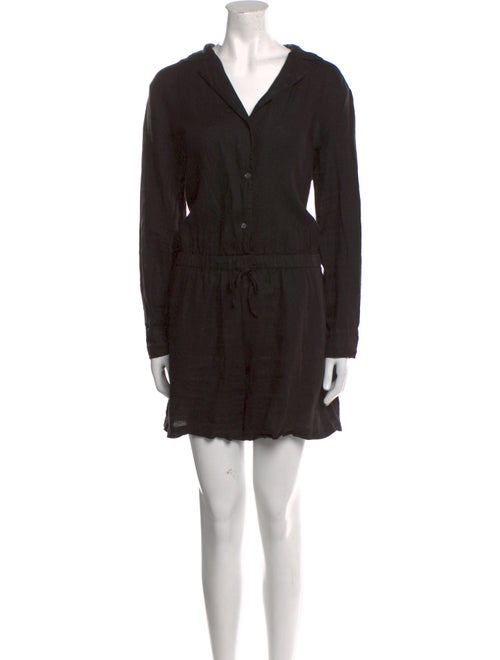 James Perse Linen V-Neck Romper