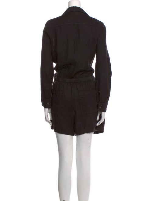 James Perse Linen V-Neck Romper