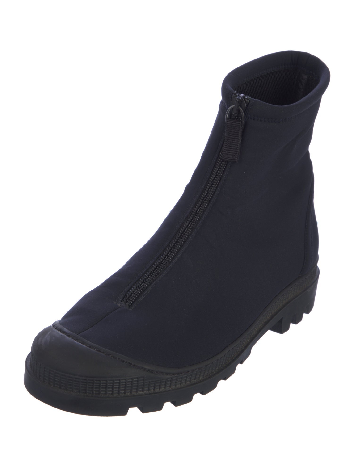 James Perse Leather Rain Boots