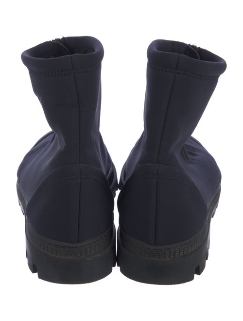 James Perse Leather Rain Boots