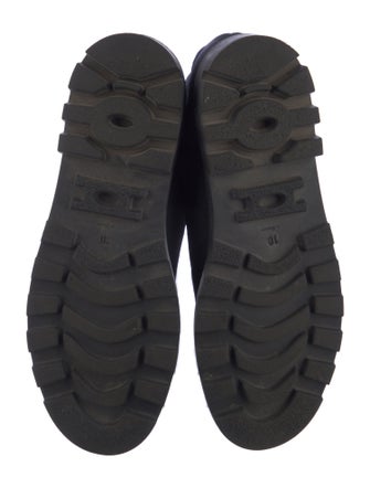 James Perse Leather Rain Boots