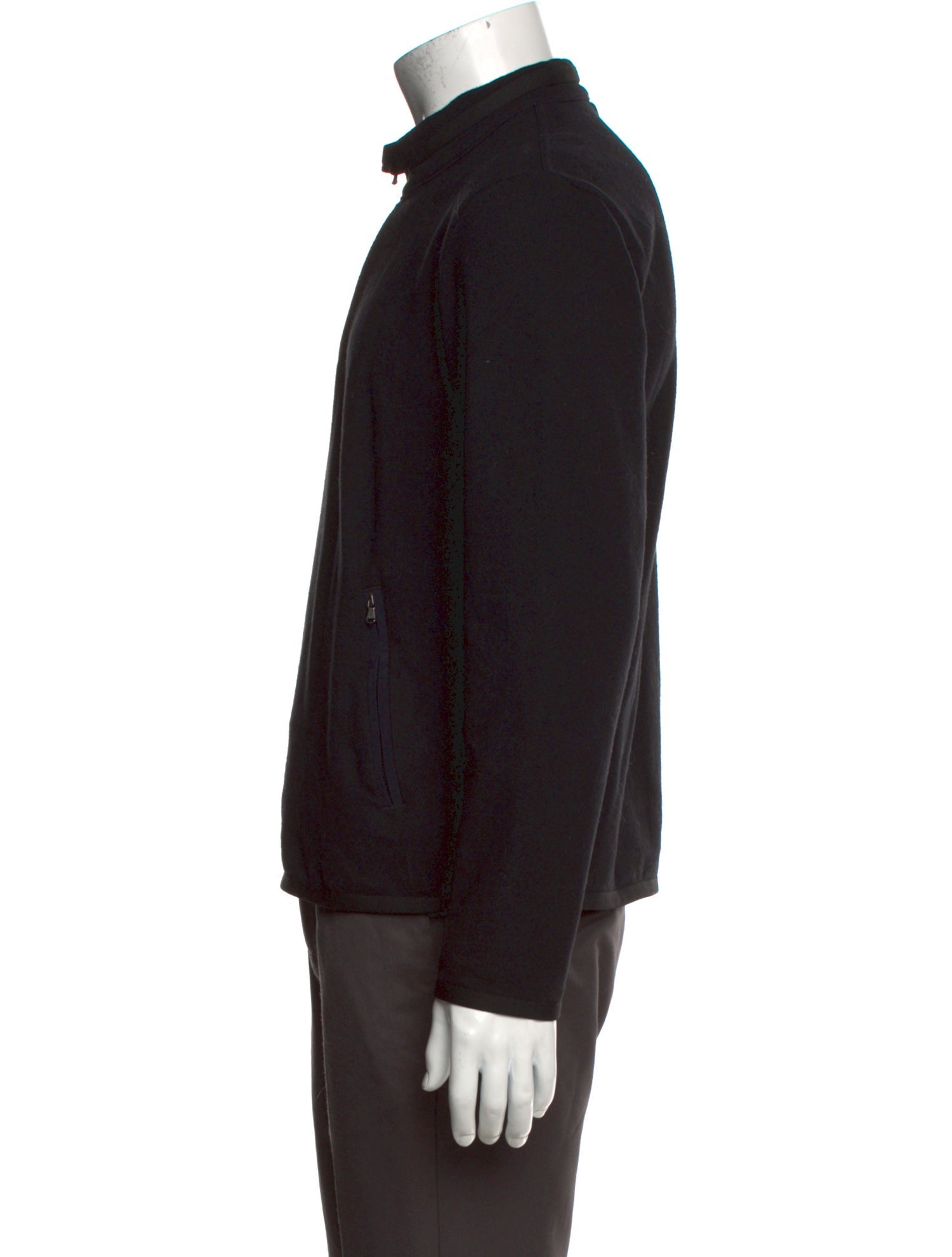 James Perse Mock Neck Long Sleeve Polo Sweater